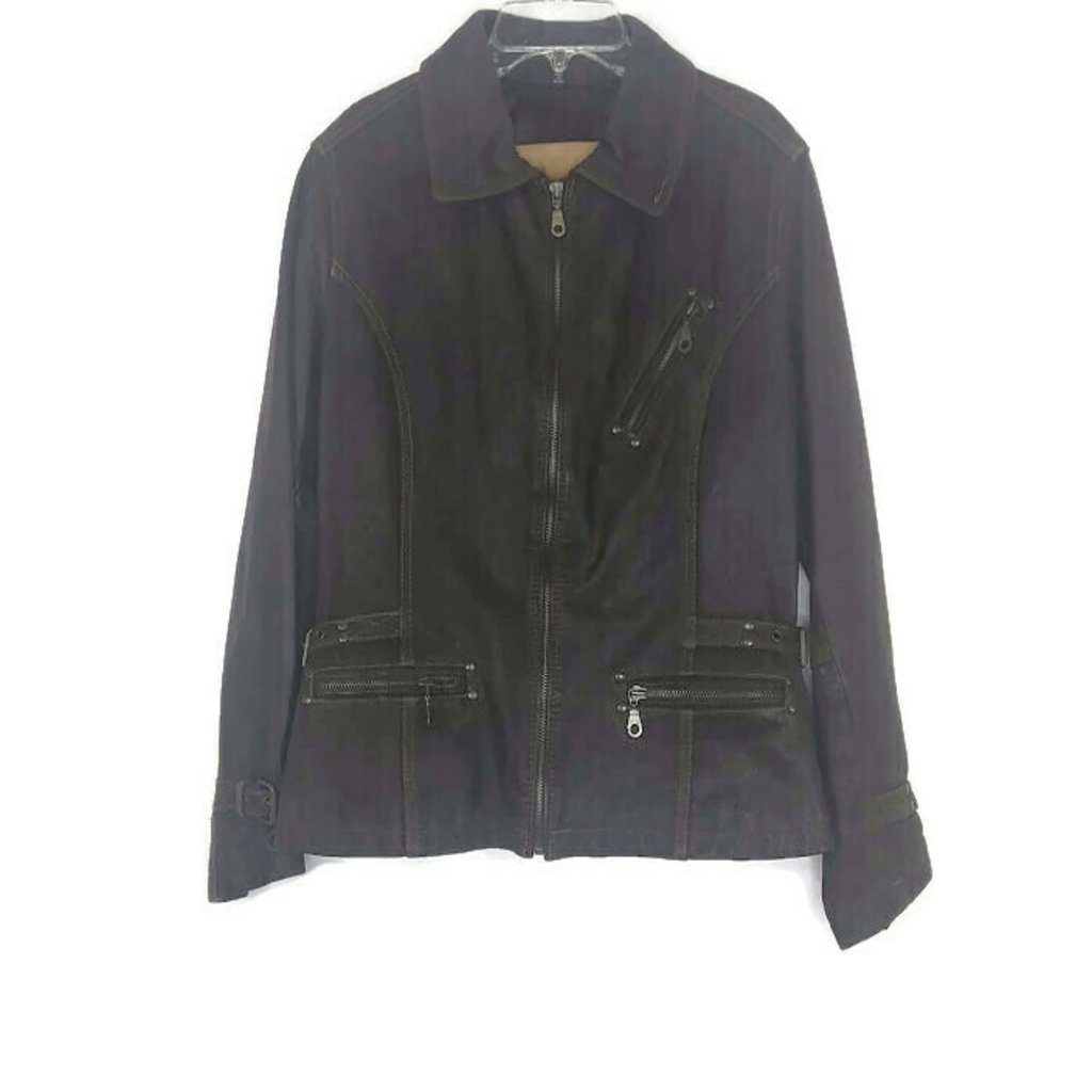 90's Lloyd's Country Club Leather Bomber Jacket